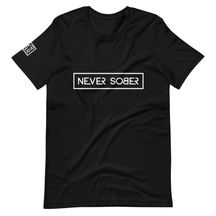 Official Never Sober Brand Starter Tee - Image 3