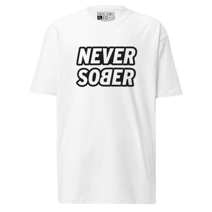 Never Sober 2023 White